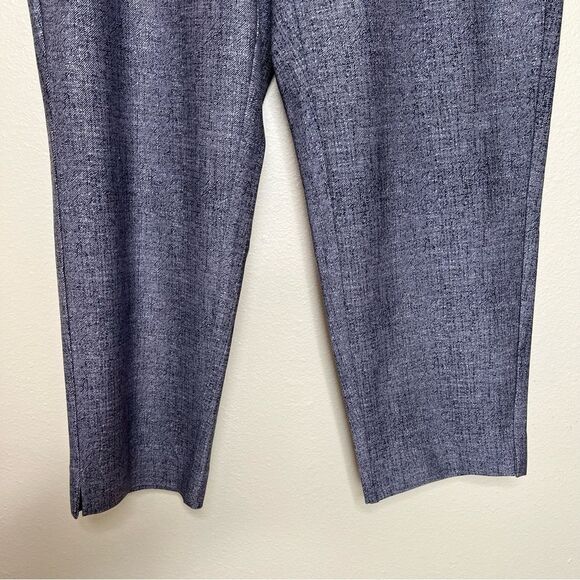 Studio by Torrid Pull On Relaxed Taper High Rise Ponte Gray Blue Pants Women 1X - Picture 5 of 13